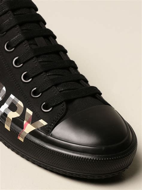 burberry converse black|Burberry men's sneakers on sale.